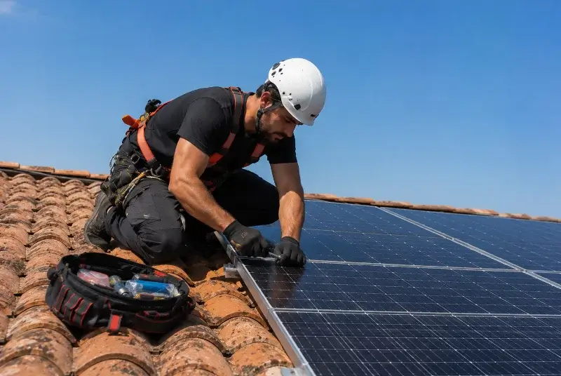 Maintenance et monitoring de panneaux solaires à Deux-Grosnes